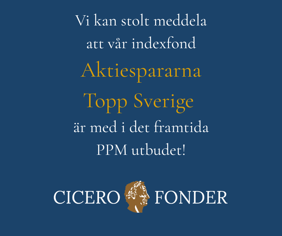 Bild för artikel: Cicero Fonder vinner upphandling för passiva fonder inom PPM